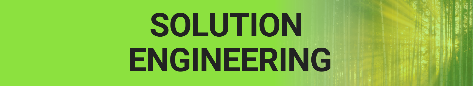 Solution Engineering with light coming in through wood